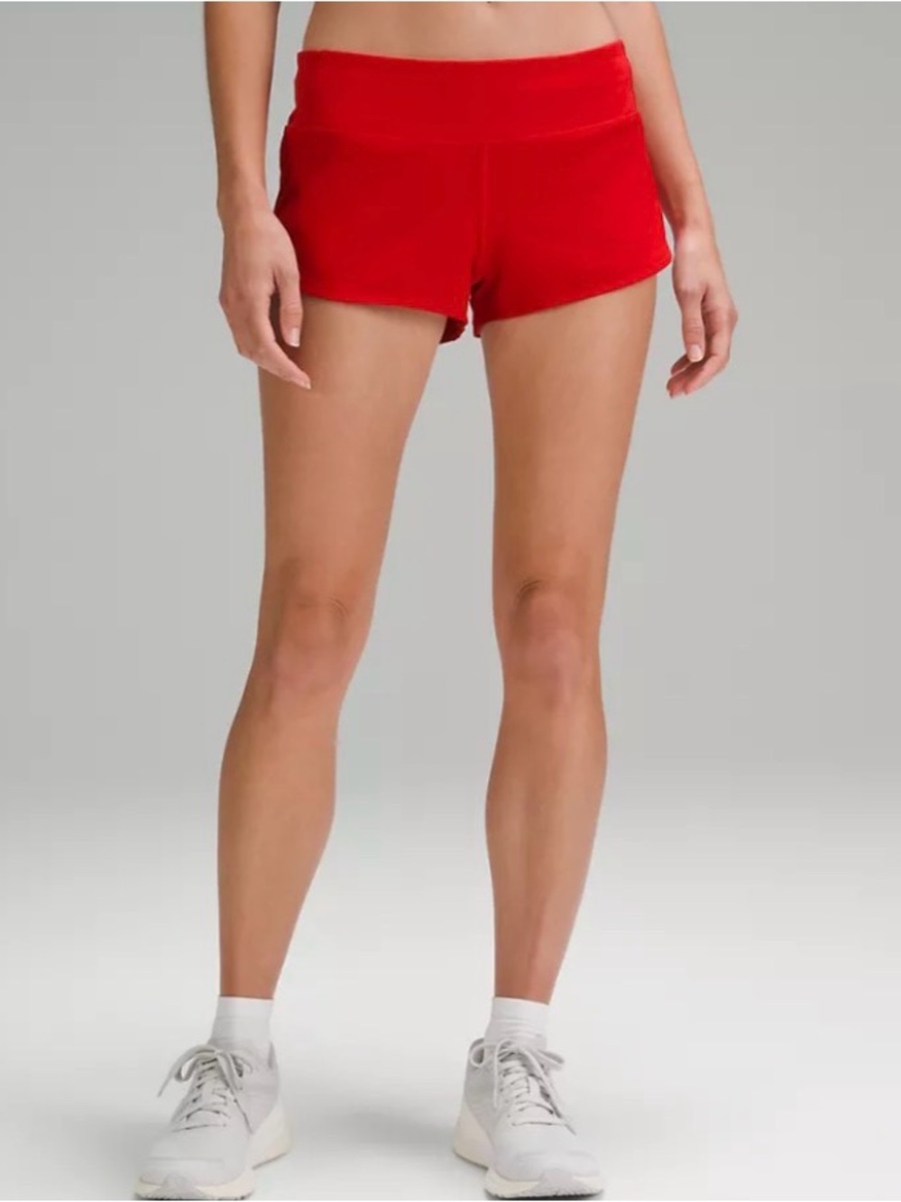 lululemon athletica CherryRed Women's low rise Speed up 2.5 inch Athletic Shorts